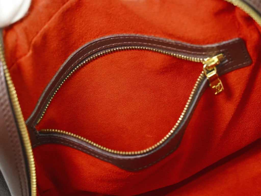 Louis Vuitton Triana Bag Damier Brown Canvas Handbag