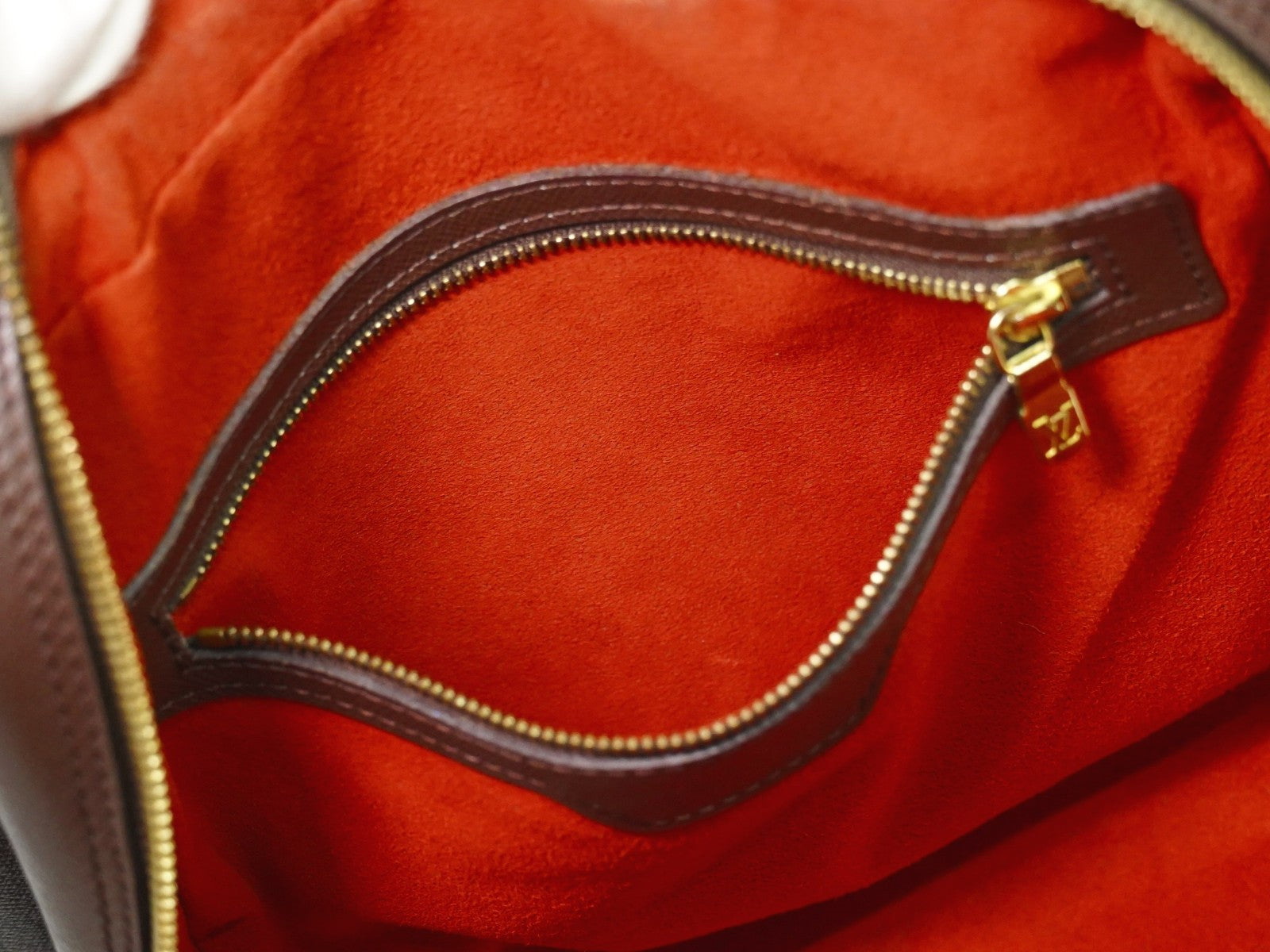 Louis Vuitton Triana Bag Damier Brown Canvas Handbag