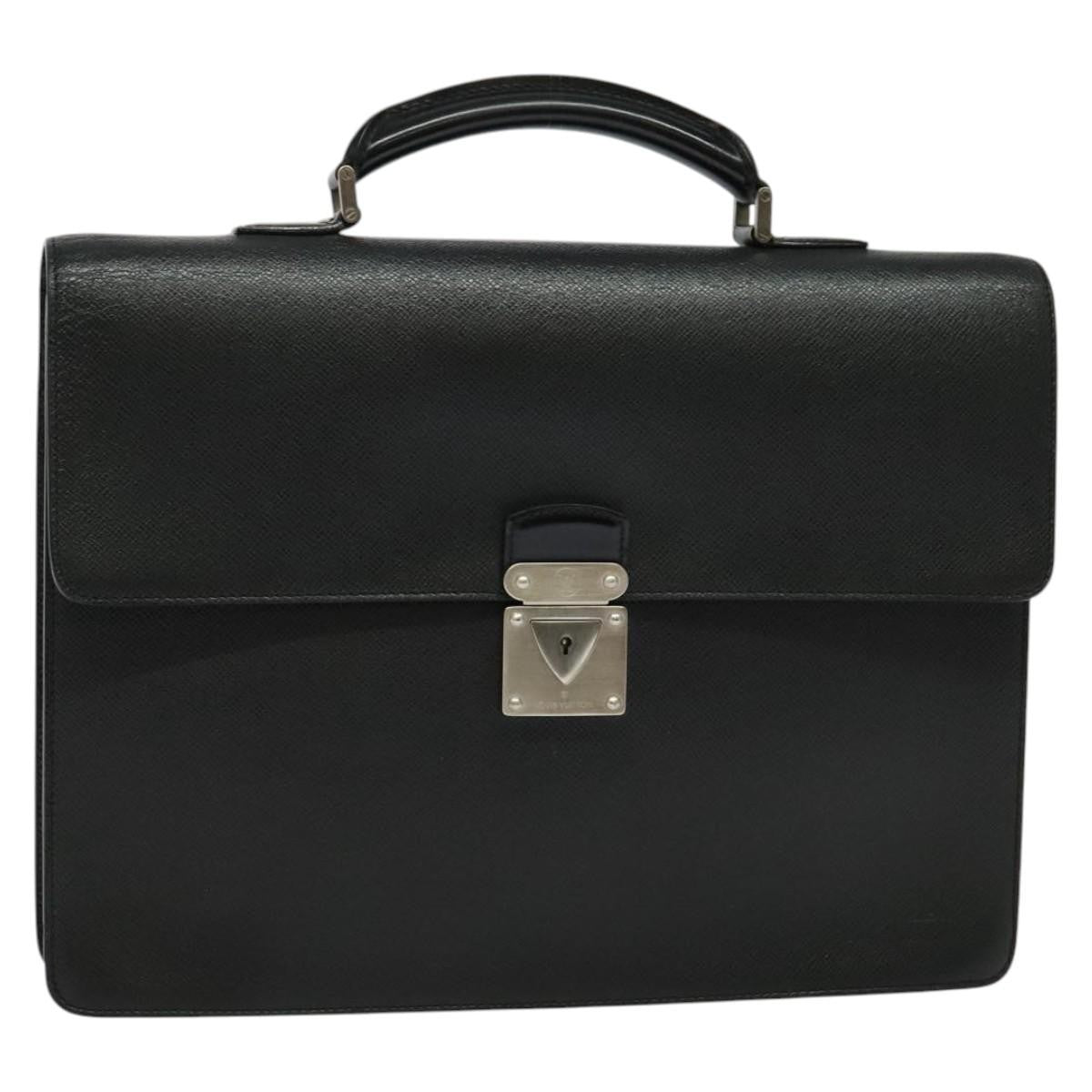 Louis Vuitton Neo Robusto 1 Briefcase Taiga Leather Brown Leather Briefcase Bag