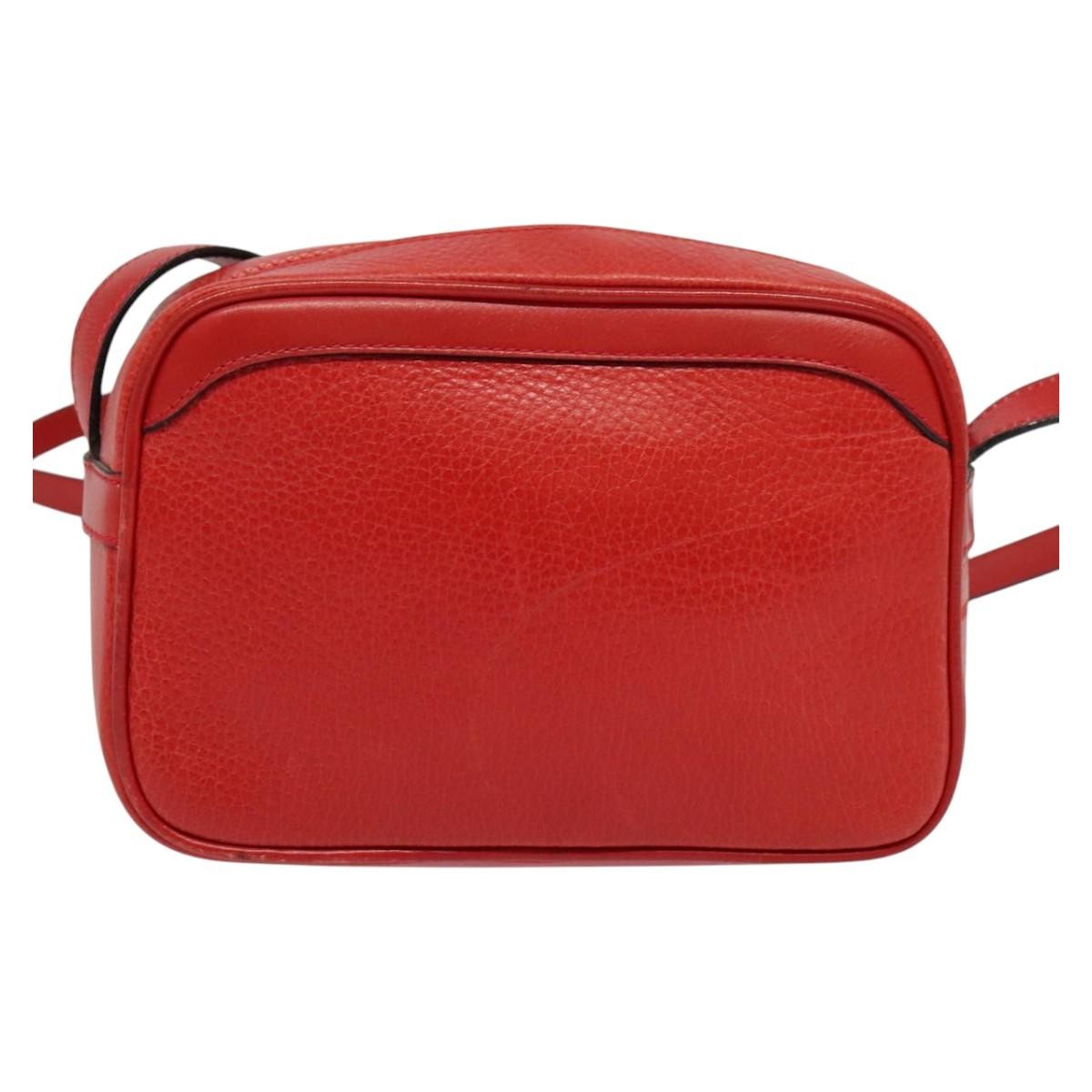 Celine Shoulder Bag Leather Red Leather Shoulder Bag Bag