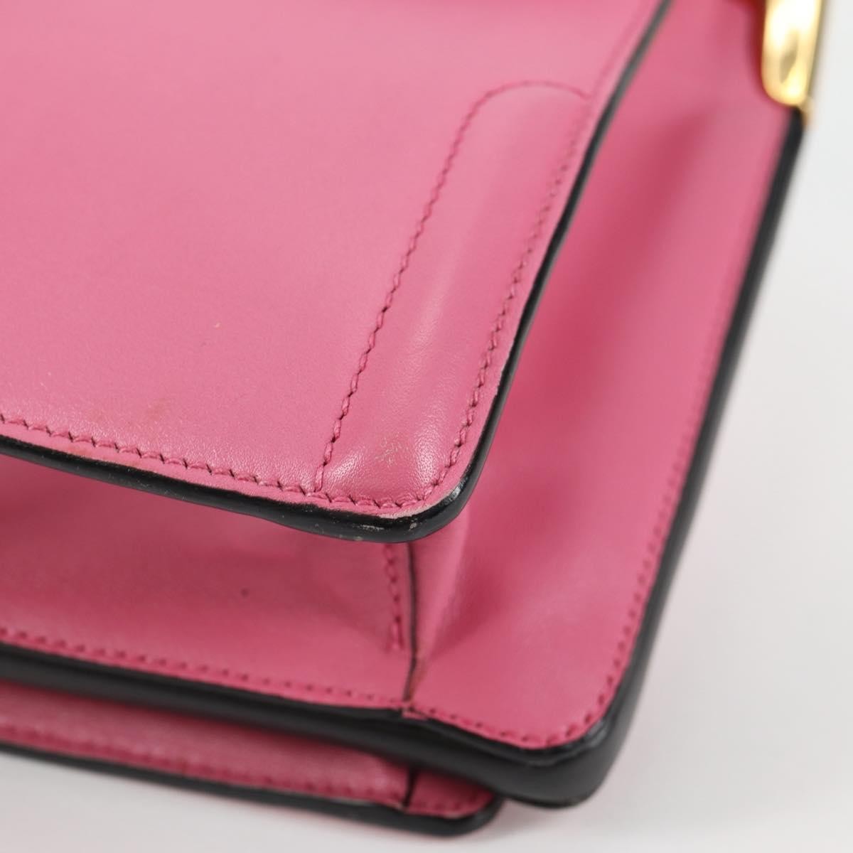 Prada Belle Top Handle Bag City Calf Pink Leather Bag