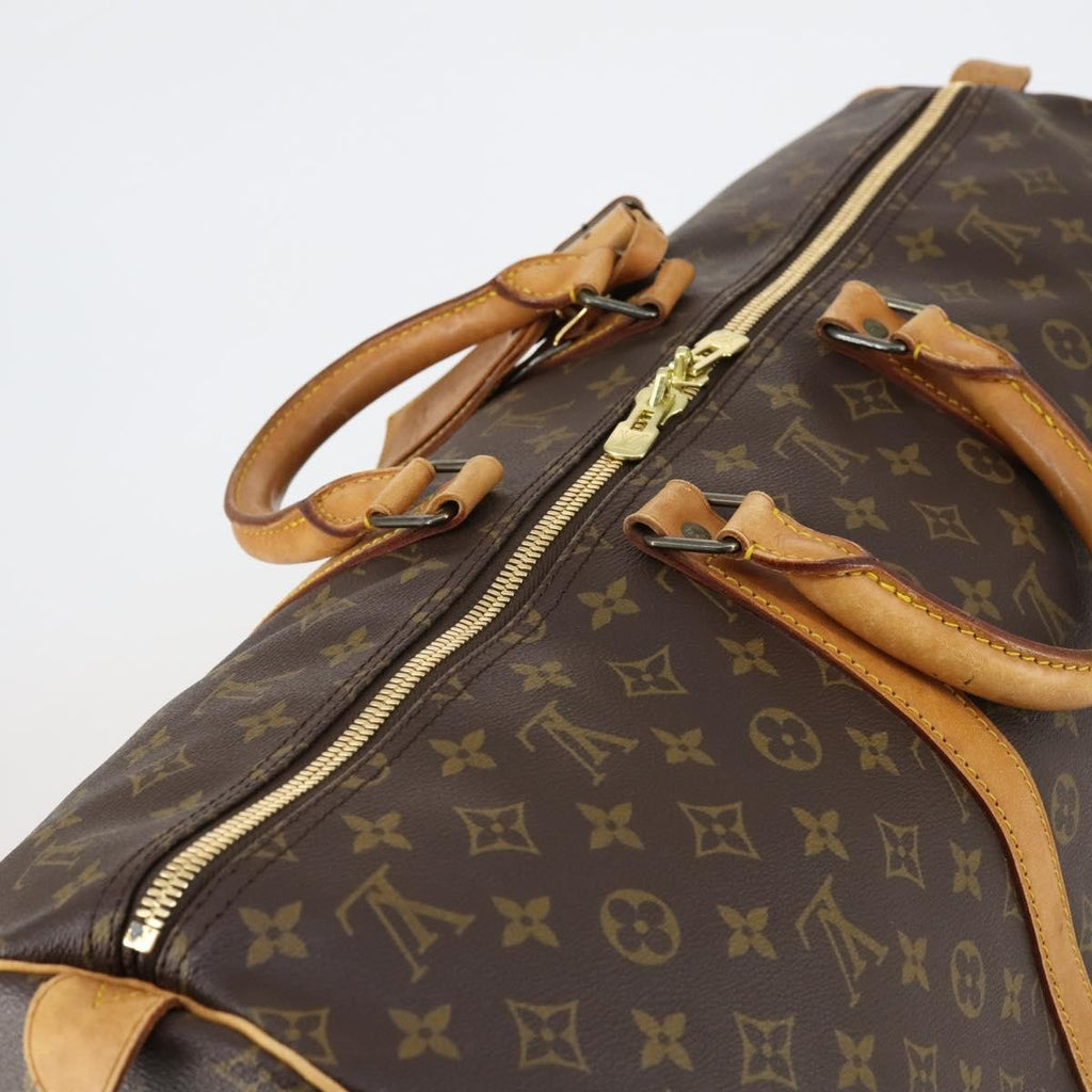 Louis Vuitton Keepall Bag Monogram Canvas Brown Canvas Travel Bag