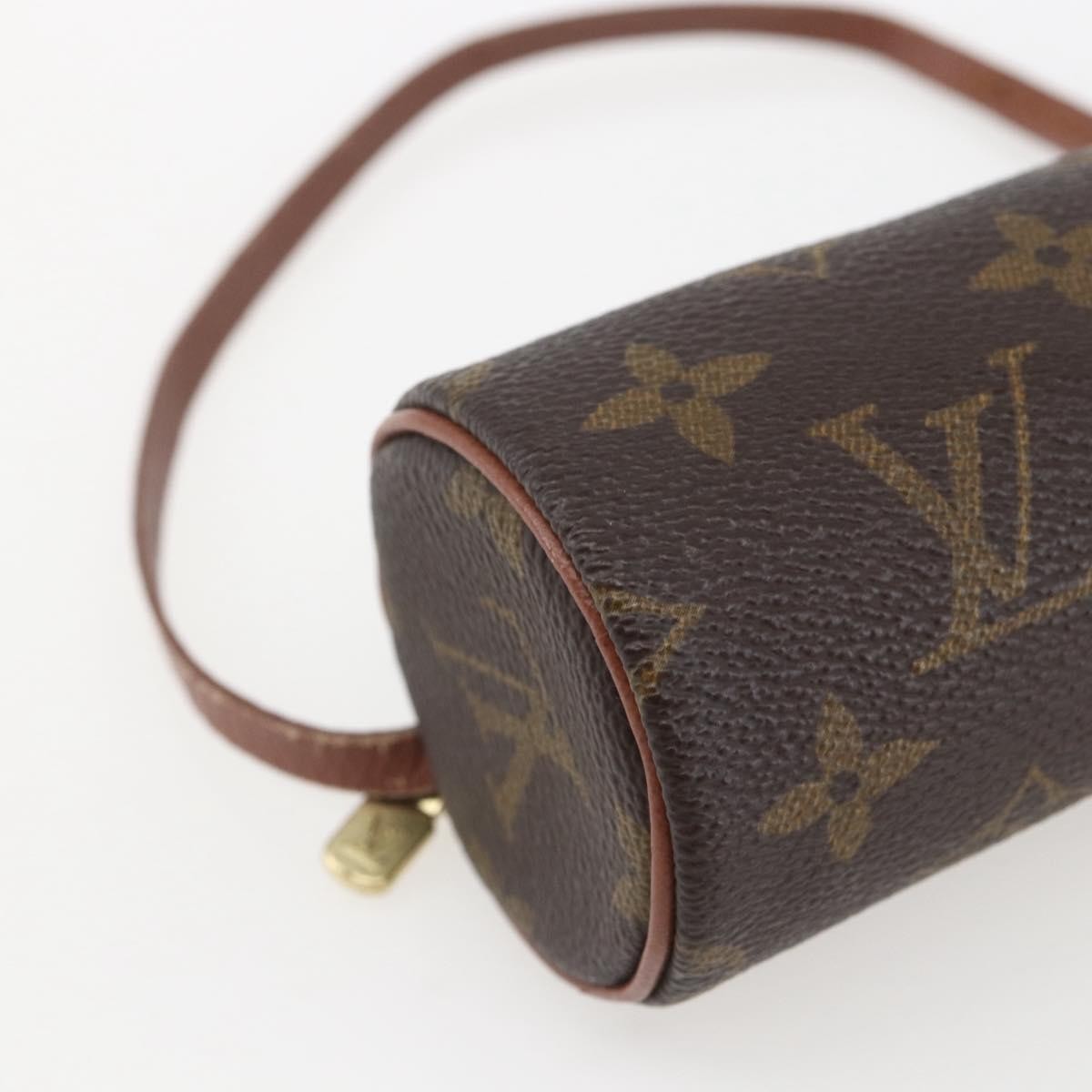 Louis Vuitton Papillon Pochette Monogram Canvas Brown Canvas Clutche & Pouche Bag