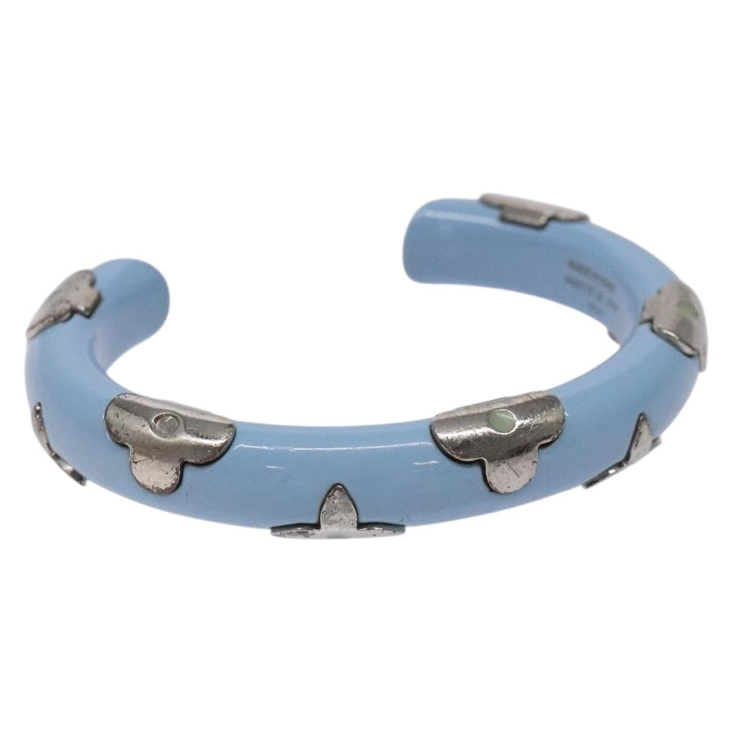 Louis Vuitton Daily Monogram Bracelet Metal Blue Metal Bracelet Jewelry
