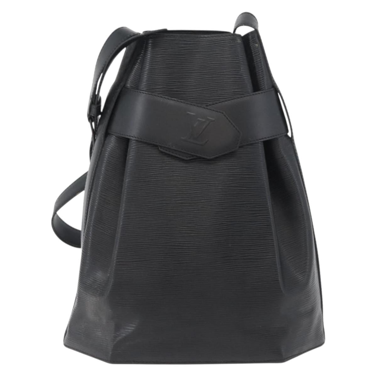 Louis Vuitton Vintage Sac D'epaule Handbag Epi Leather Black Leather Shoulder Bag