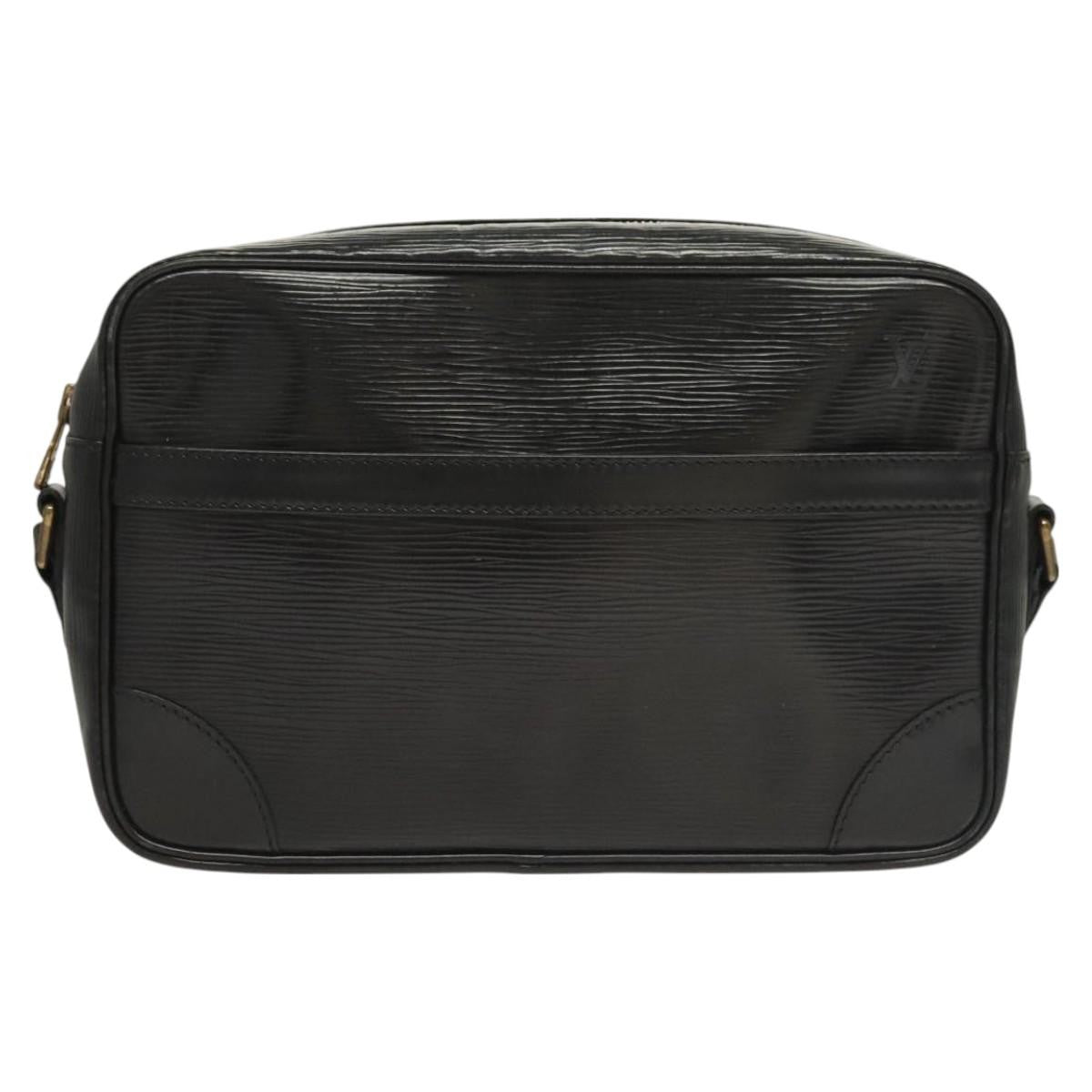 Louis Vuitton Trocadero Handbag Epi Leather Black Leather Shoulder Bag