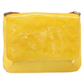 Louis Vuitton Thompson Street Handbag Monogram Vernis Yellow Patent_Leather Shoulder Bag