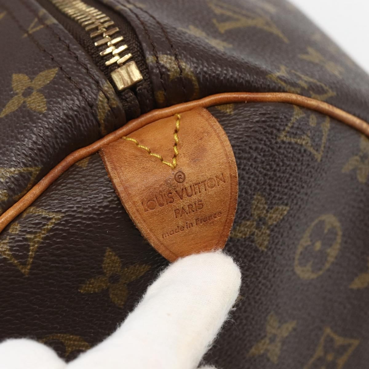 Louis Vuitton Keepall Bag Monogram Canvas Brown Canvas Travel Bag