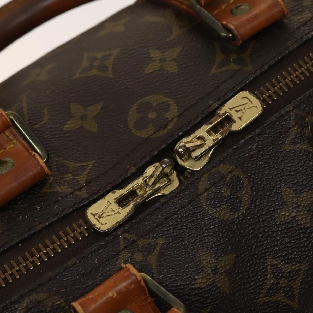 Louis Vuitton Keepall Bag Monogram Canvas Brown Canvas Travel Bag