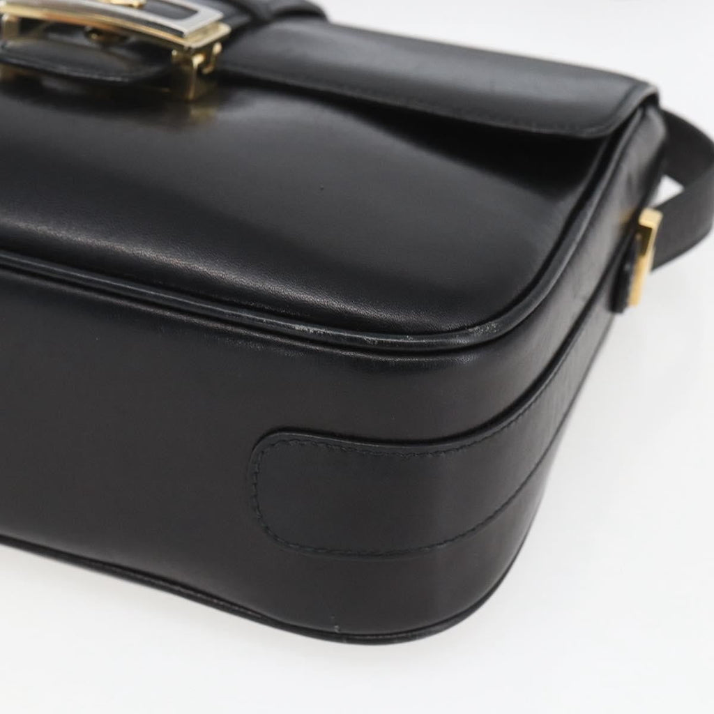 Celine Horse Carriage Shoulder Bag Leather Black Leather Shoulder Bag Bag