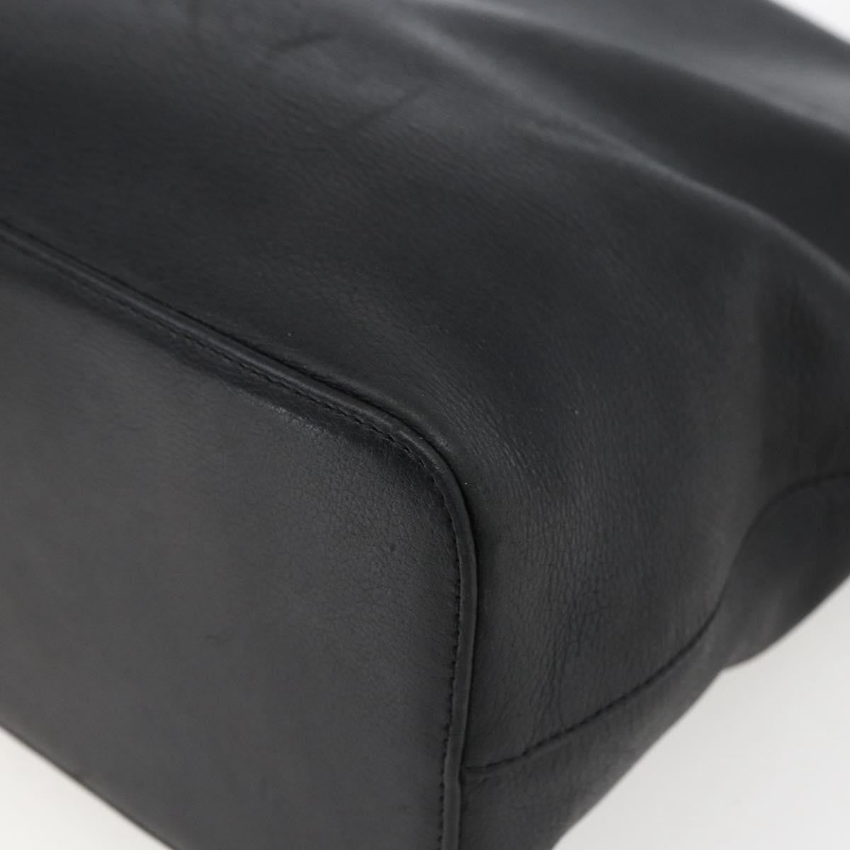 Burberry Vintage Tote Bag Leather Black Leather Tote Bag