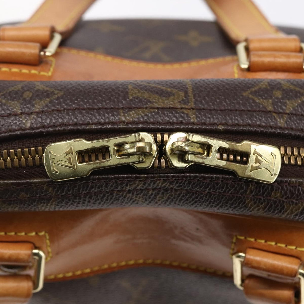 Louis Vuitton Excursion Handbag Monogram Canvas Brown Canvas Handbag