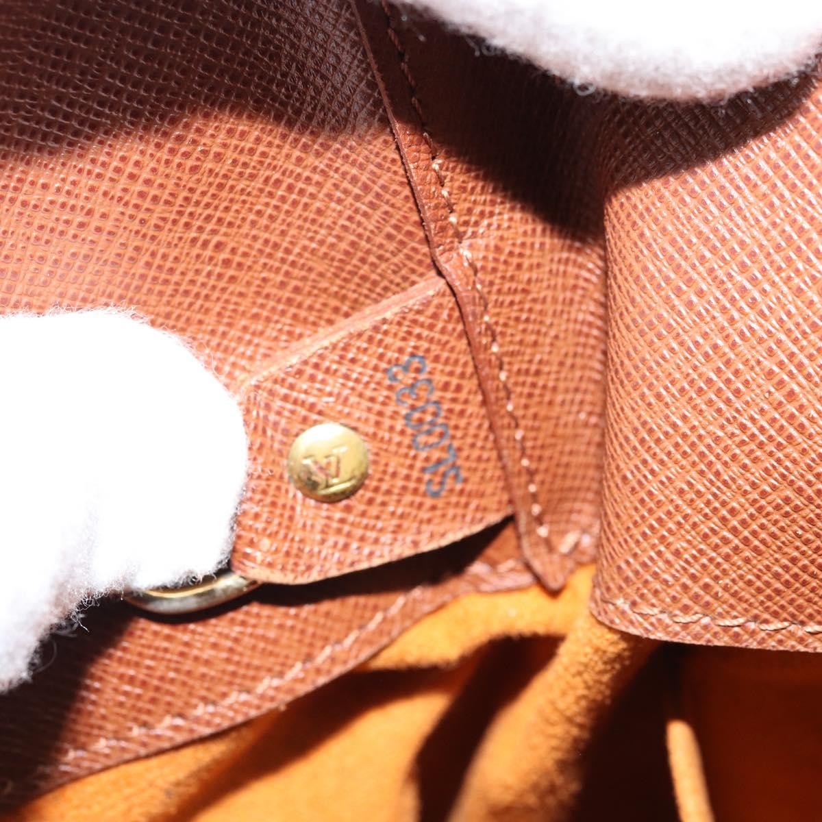Louis Vuitton Musette Handbag Monogram Canvas Brown Canvas Shoulder Bag