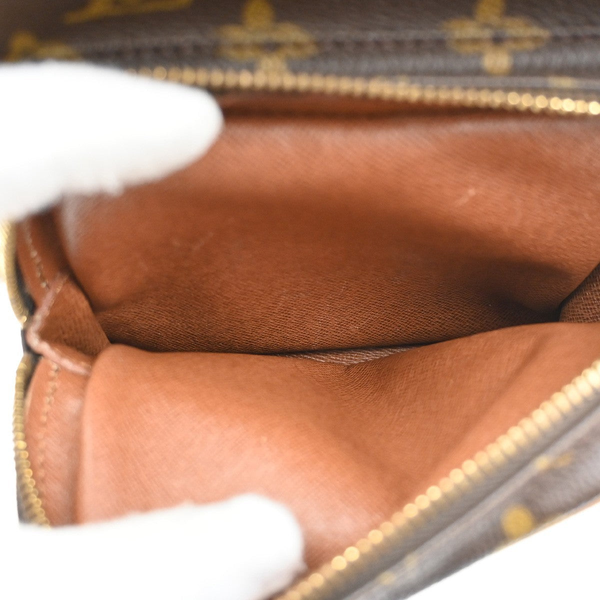 Louis Vuitton Amazone Bag Monogram Canvas Brown Canvas Shoulder Bag