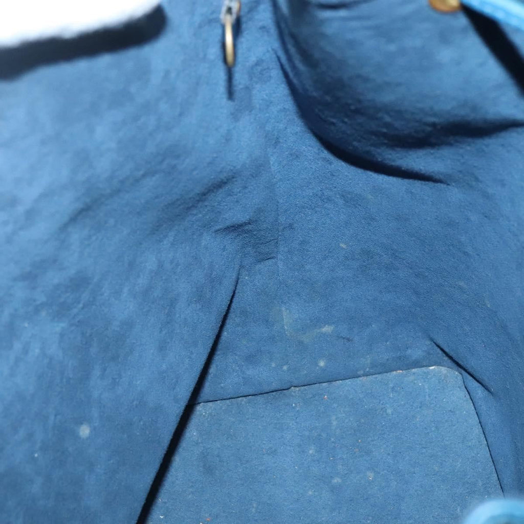 Louis Vuitton Noe Handbag Epi Leather Blue Leather Bag
