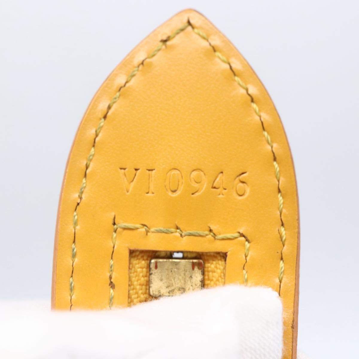 Louis Vuitton Saint Jacques Handbag Epi Leather Yellow Leather Handbag