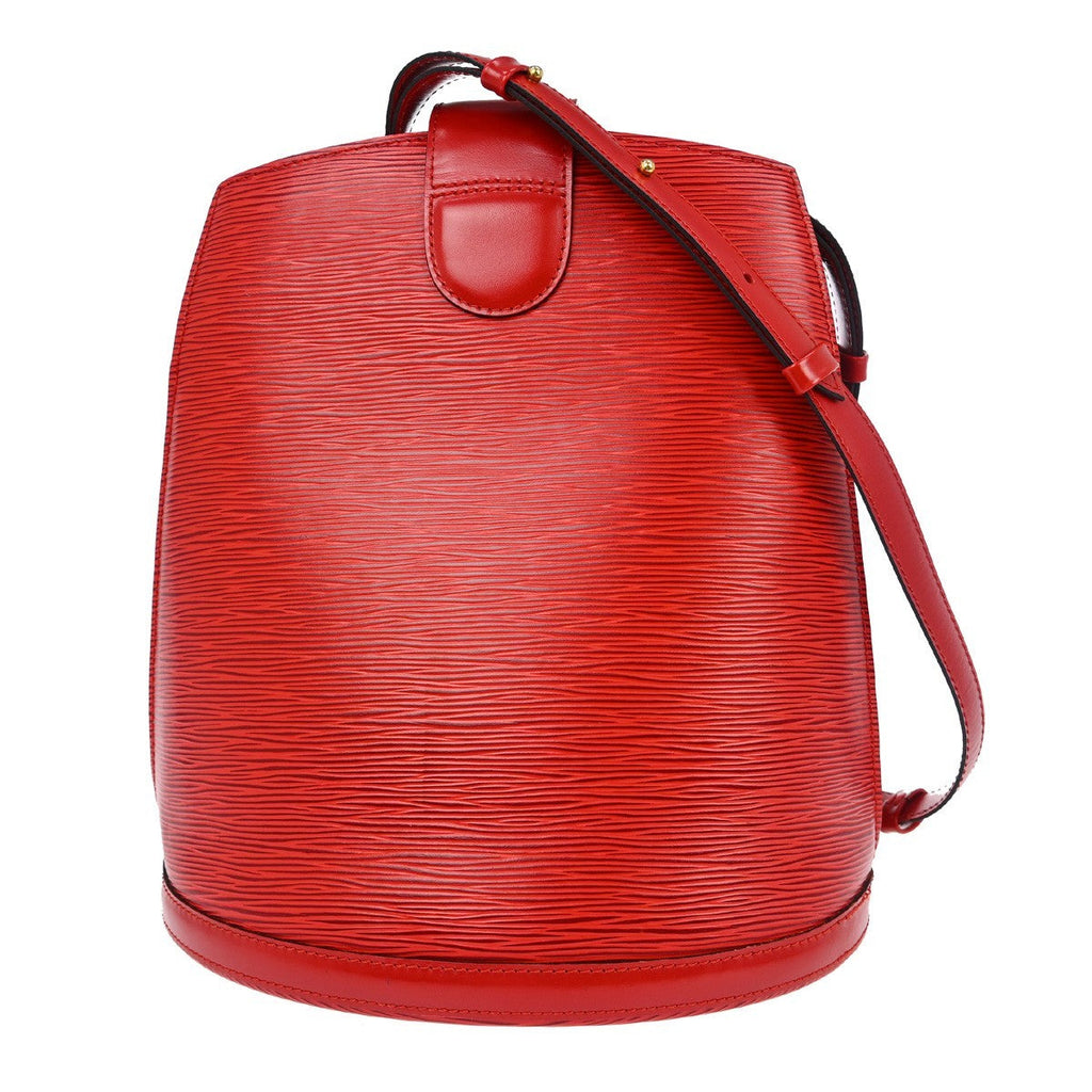 Louis Vuitton Cluny Shoulder Bag Epi Leather Red Leather Shoulder Bag