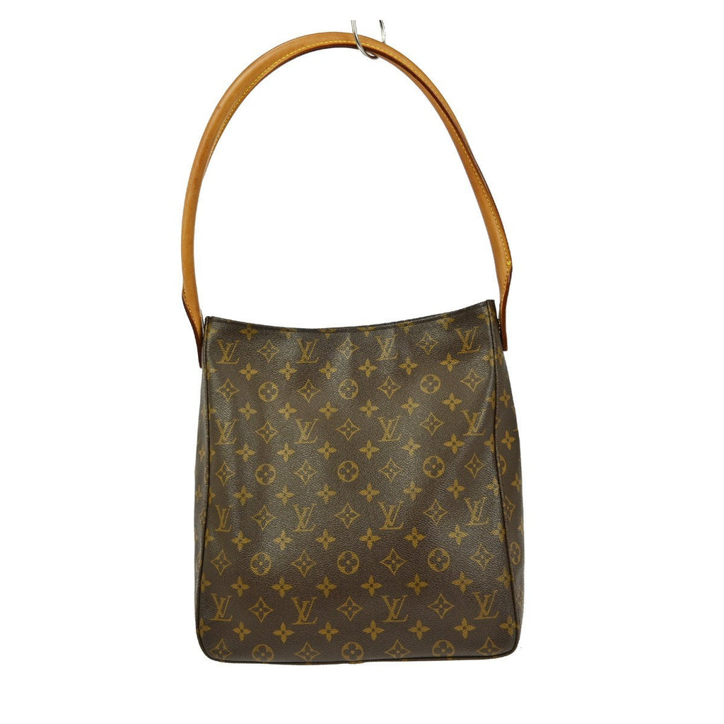 Louis Vuitton Monogram Looping Handbag Monogram Canvas Brown Canvas Shoulder Bag