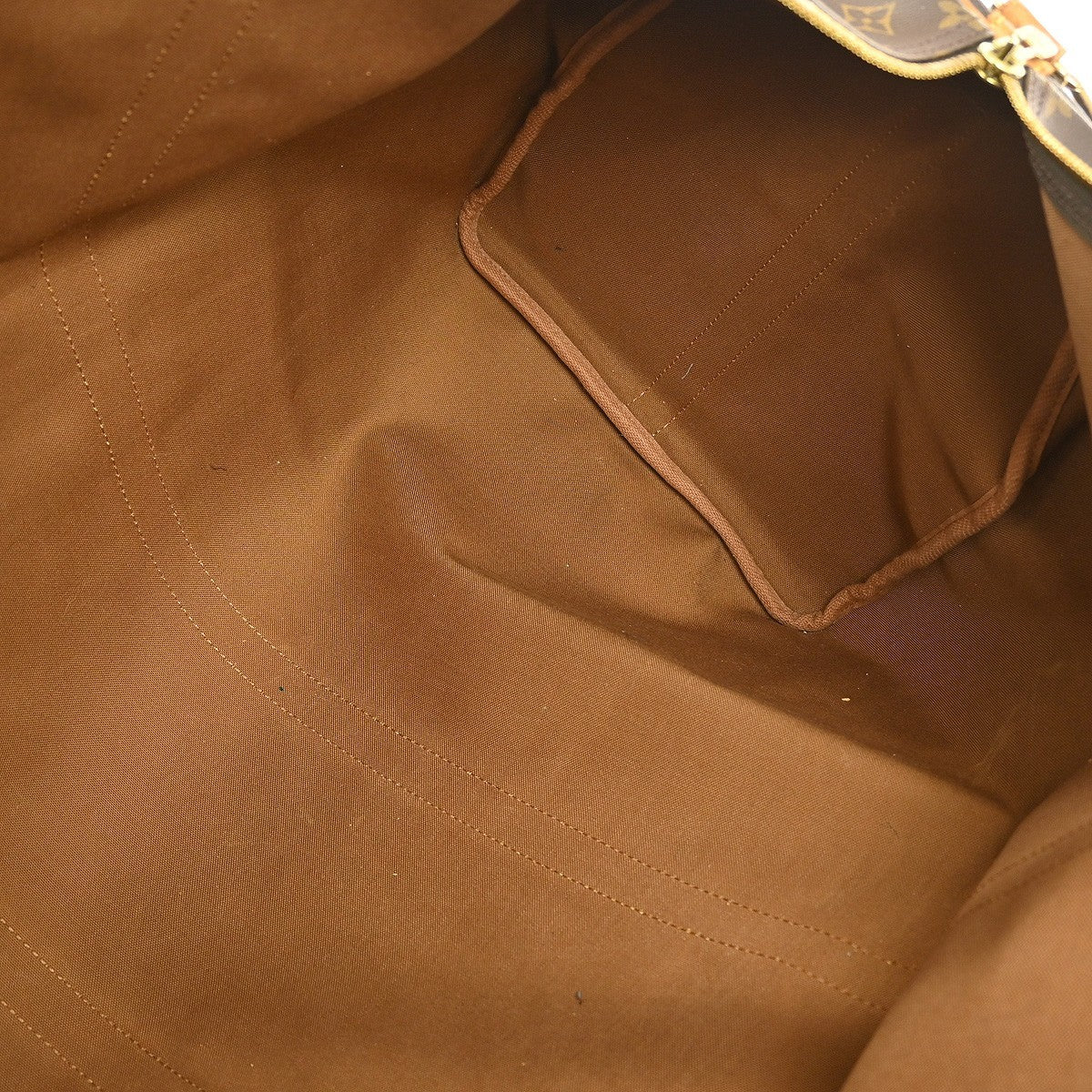 Louis Vuitton Keepall Bandouliere Bag Monogram Canvas Brown Canvas Travel Bag