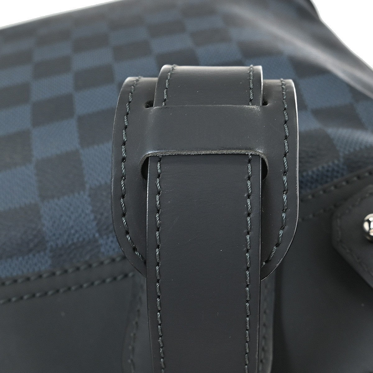 Louis Vuitton Greenwich Messenger Bag Damier Cobalt Black Canvas Shoulder Bag