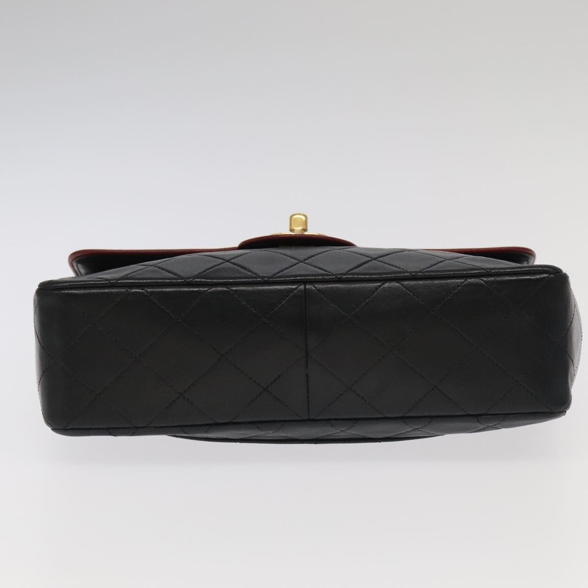Chanel Flap Shoulder Bag Leather Black Leather Handbag