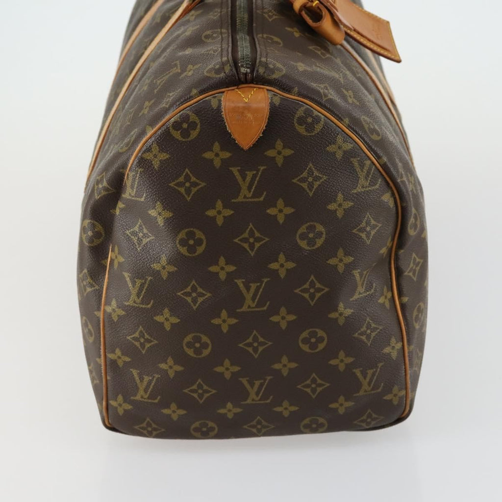Louis Vuitton Keepall Bag Monogram Canvas Brown Canvas Travel Bag