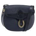 Christian Dior Trotter Shoulder Bag Canvas Navy Canvas Shoulder Bag Bag (Pre-Owned)