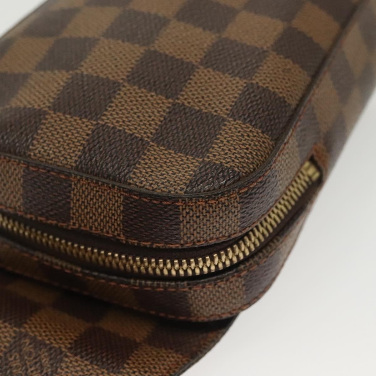 Louis Vuitton Geronimos Waist Bag Damier Brown Canvas Shoulder Bag