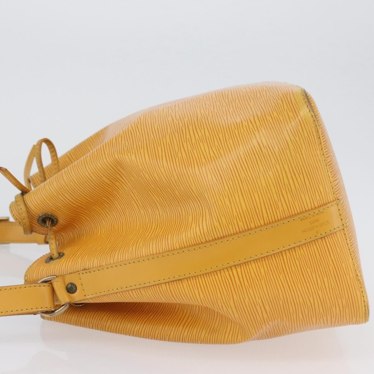 Louis Vuitton Petit Noe Handbag Epi Leather Yellow Leather Shoulder Bag