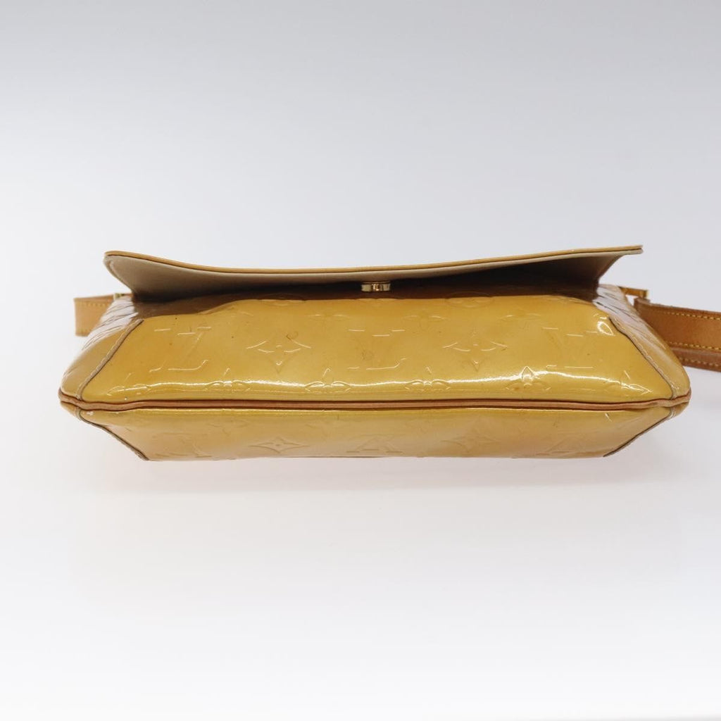 Louis Vuitton Thompson Street Handbag Monogram Vernis Beige Patent_Leather Bag
