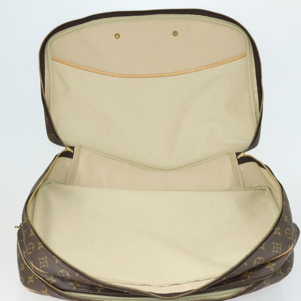 Louis Vuitton Alize Bag Monogram Canvas Brown Canvas Travel Bag