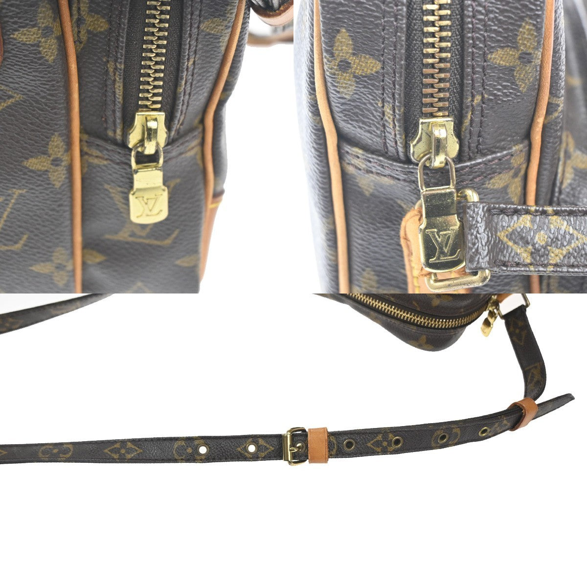Louis Vuitton Amazone Bag Monogram Canvas Brown Canvas Shoulder Bag