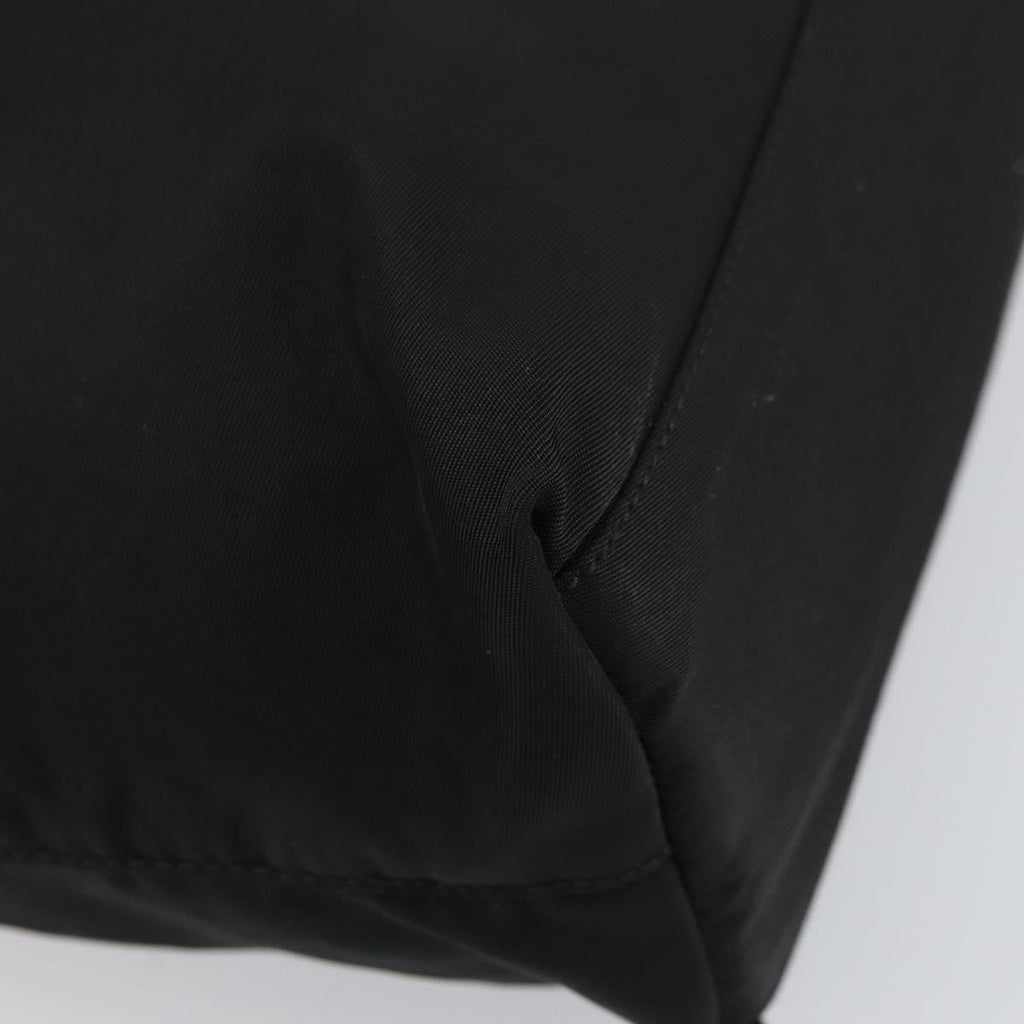Prada Vintage Zip Tote Tessuto Black Nylon Tote Bag Bag