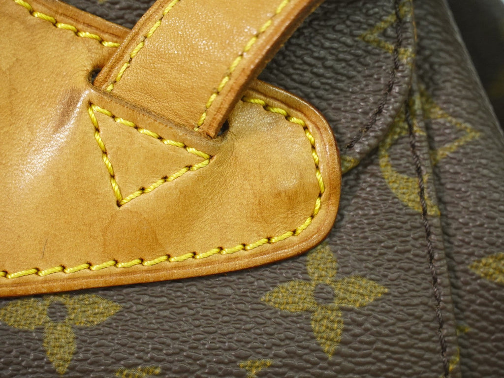 Louis Vuitton Vintage Montsouris Backpack Monogram Canvas Brown Canvas Backpack Bag