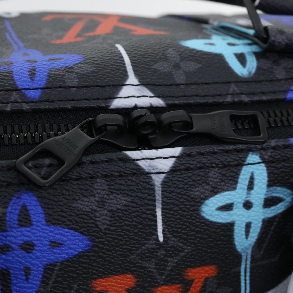 Louis Vuitton Keepall Bandouliere Bag Graffiti Monogram Eclipse Canvas Multicolour Canvas Bag