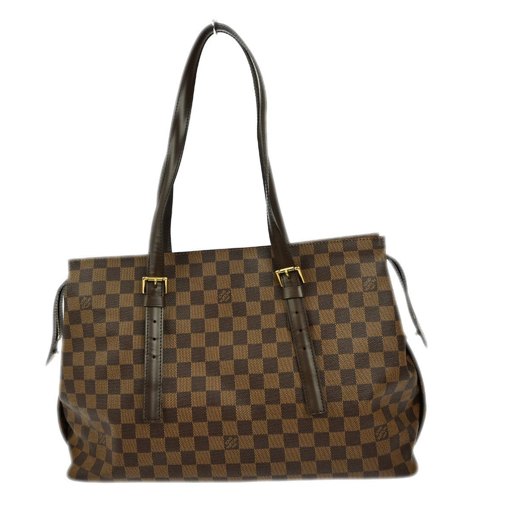 Louis Vuitton Chelsea Handbag Damier Brown Canvas Tote Bag
