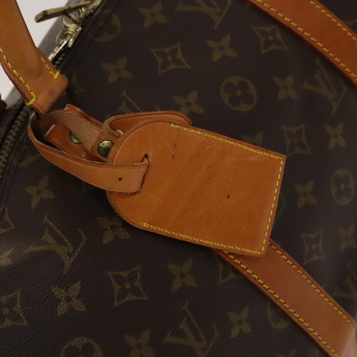 Louis Vuitton Keepall Bag Monogram Canvas Brown Canvas Travel Bag