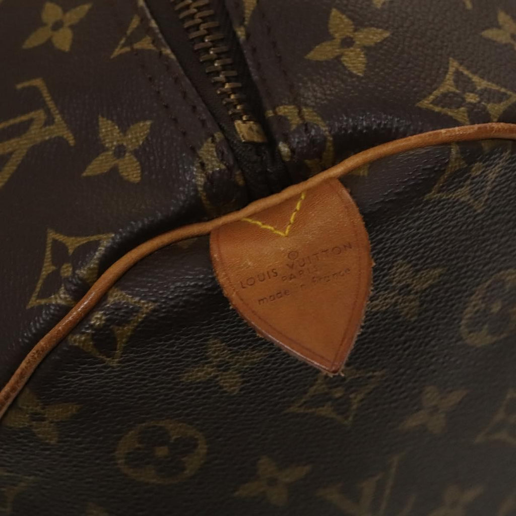 Louis Vuitton Keepall Bag Monogram Canvas Brown Canvas Travel Bag