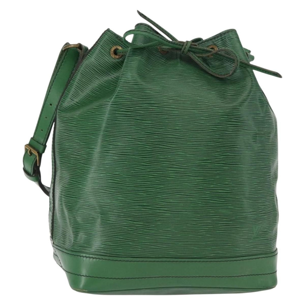 Louis Vuitton Noe Handbag Epi Leather Green Leather Shoulder Bag