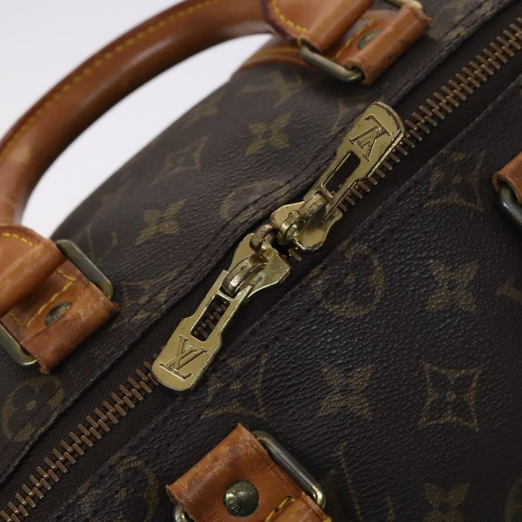 Louis Vuitton Keepall Bag Monogram Canvas Brown Canvas Travel Bag