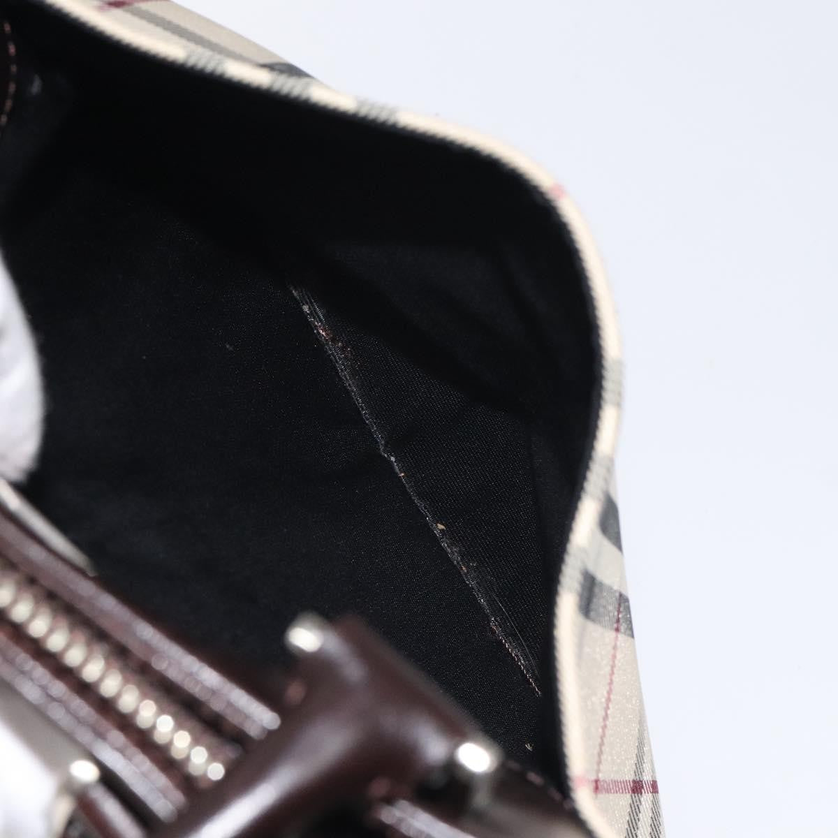 Burberry Nova Check Handbag Nova Check Canvas And Leather Beige Canvas Handbag