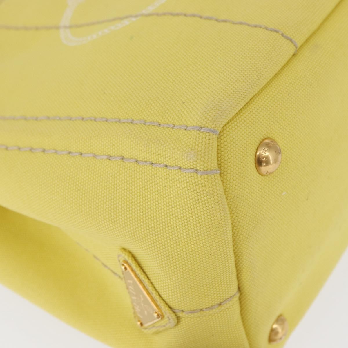 Prada Canapa Convertible Tote Canvas Gold Canvas Tote Bag Bag