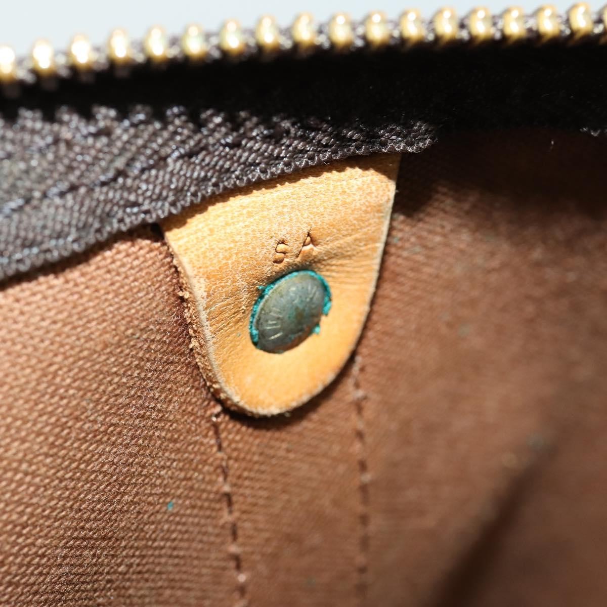 Louis Vuitton Keepall Bag Monogram Canvas Brown Canvas Travel Bag