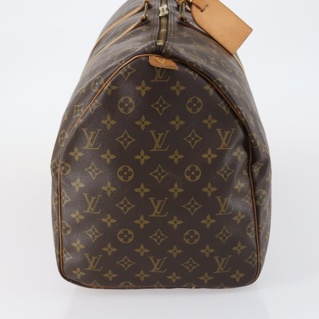 Louis Vuitton Keepall Bag Monogram Canvas Brown Canvas Travel Bag