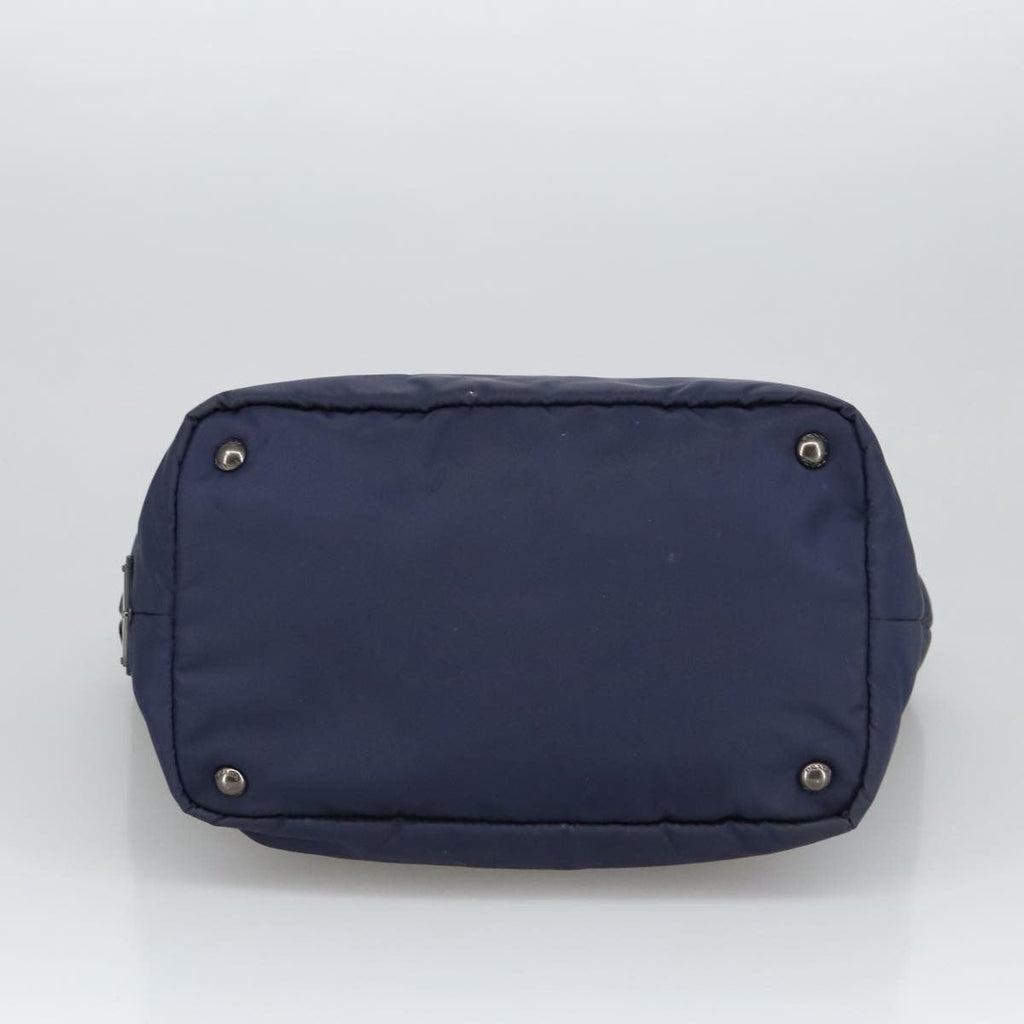 Prada Convertible Double Tote Tessuto Navy Nylon Tote Bag Bag