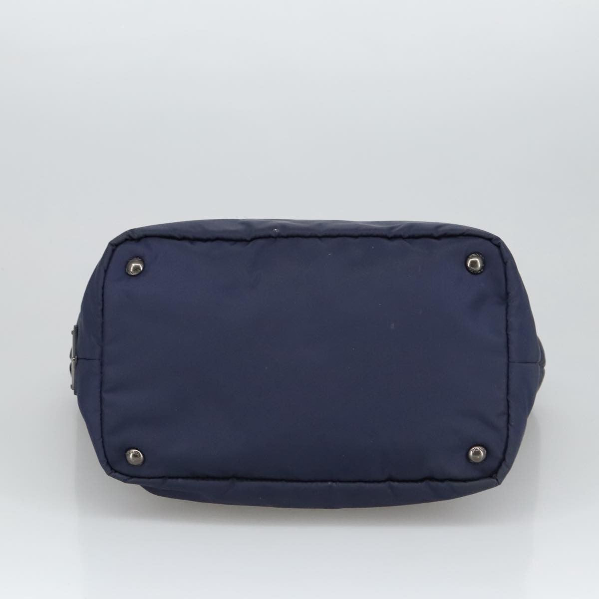 Prada Convertible Double Tote Tessuto Navy Nylon Tote Bag Bag