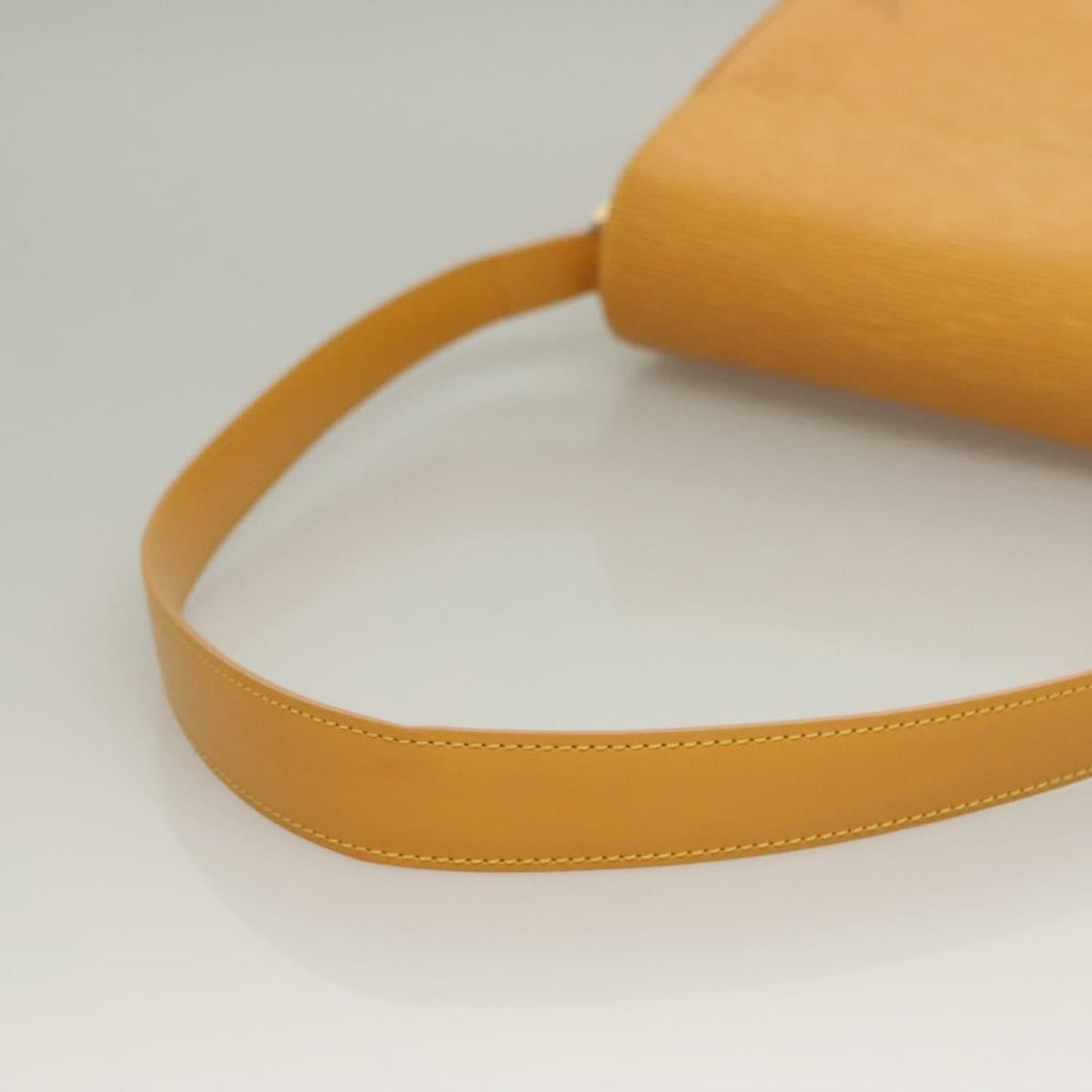 Louis Vuitton Buci Handbag Epi Leather Yellow Leather Shoulder Bag