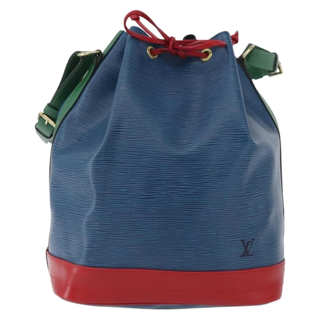 Louis Vuitton Tricolor Noe Handbag Epi Leather Blue Leather Shoulder Bag