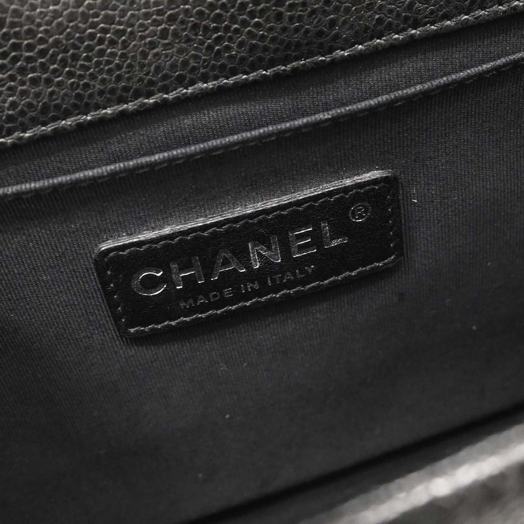 Chanel Boy Flap Bag Tweed And Leather Black Leather Shoulder Bag Bag