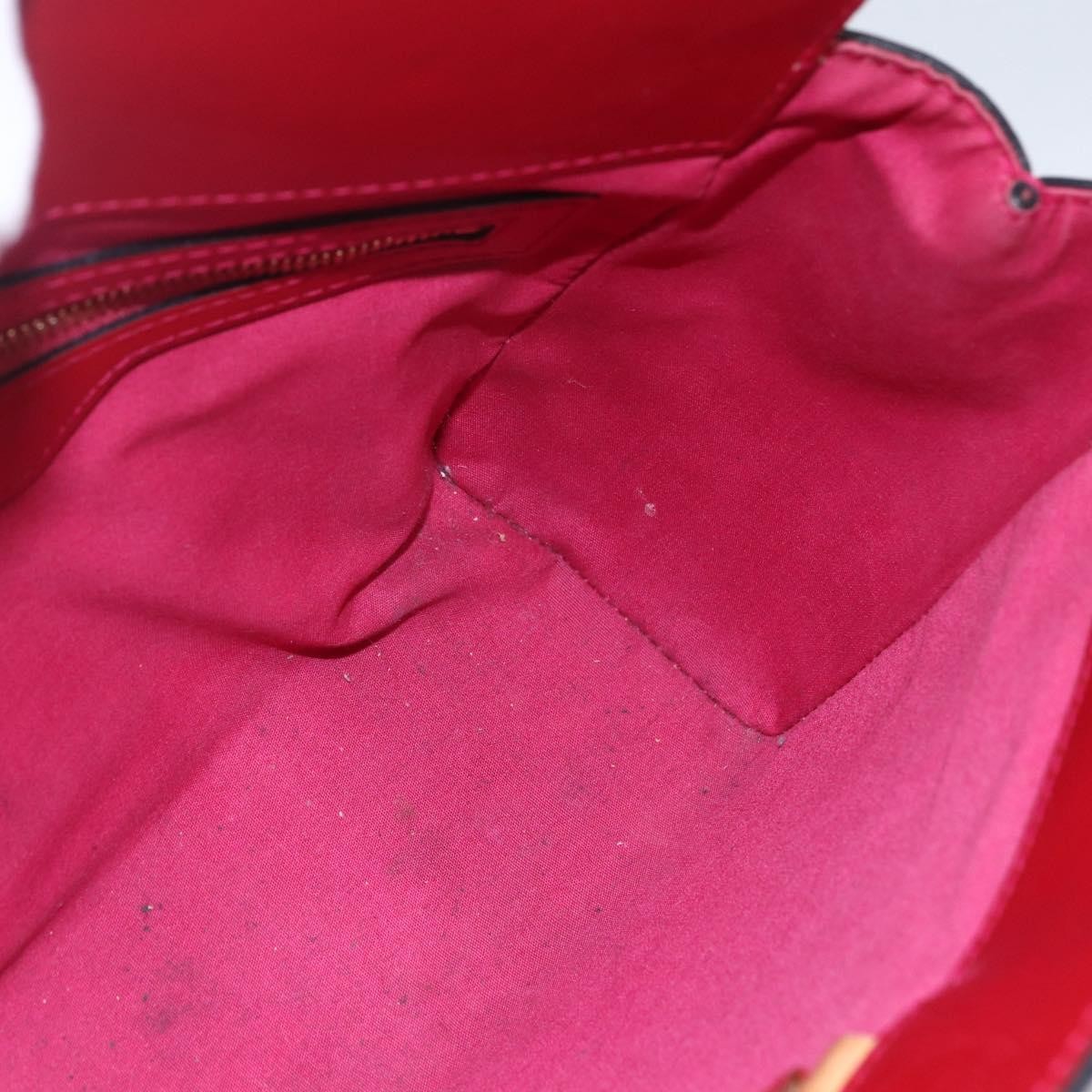 Louis Vuitton Catalina Handbag Monogram Vernis Pink Patent_Leather Handbag
